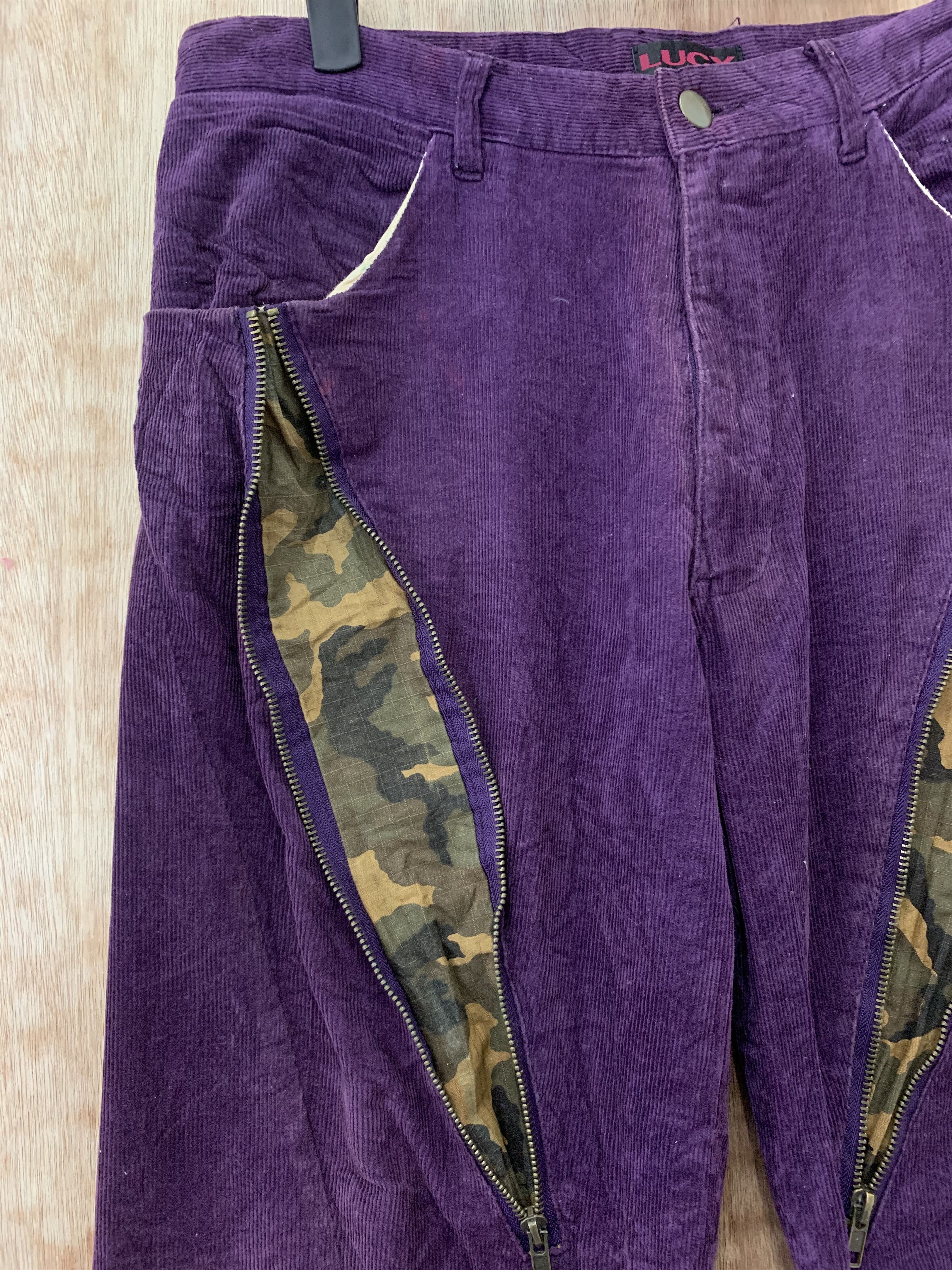 Japanese Brand Conduroy Lucy Zipper Style Japanese Branded Streetwear Pant Size US 30 / EU 46 - 5 Thumbnail