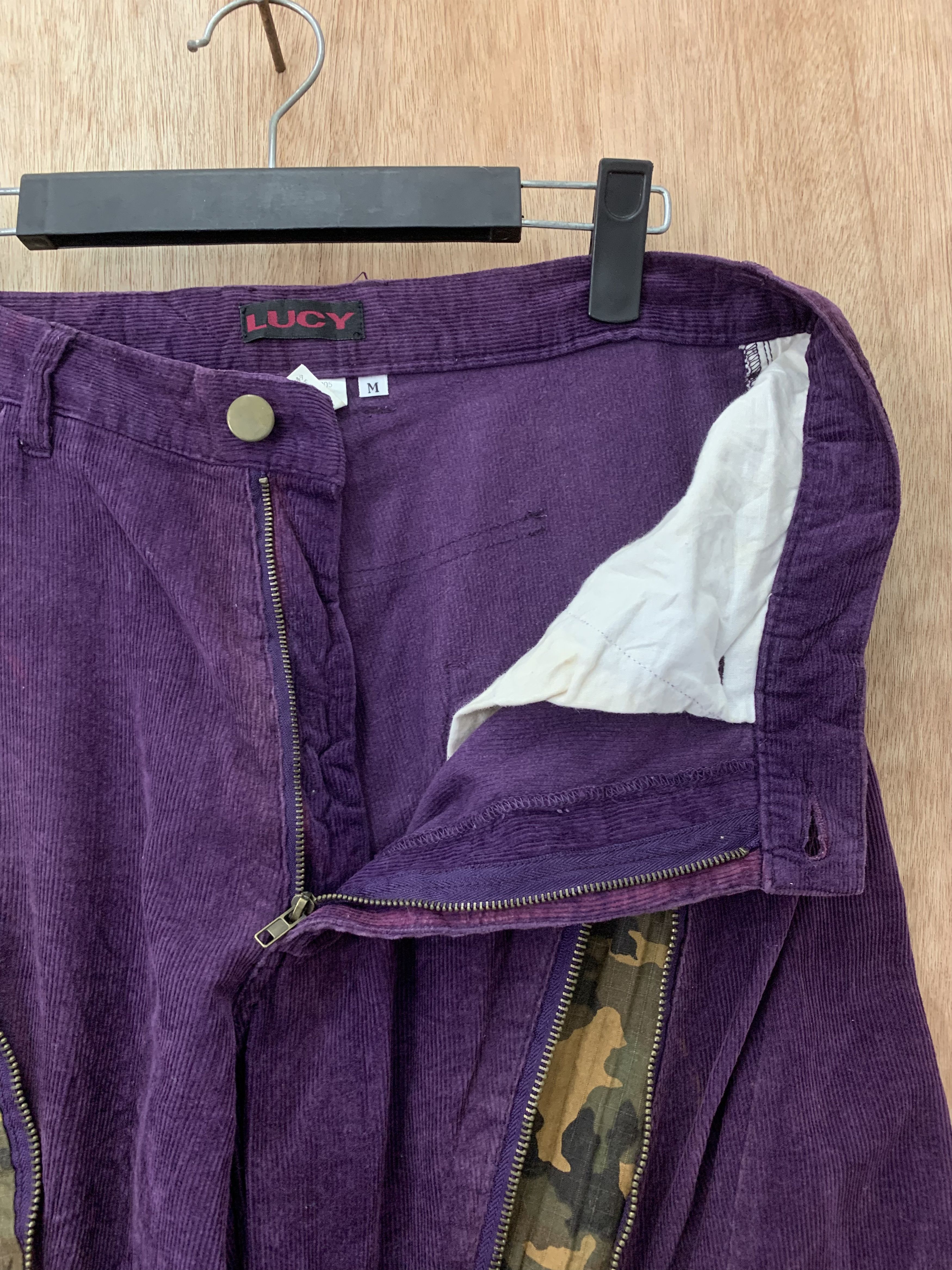 Japanese Brand Conduroy Lucy Zipper Style Japanese Branded Streetwear Pant Size US 30 / EU 46 - 9 Thumbnail