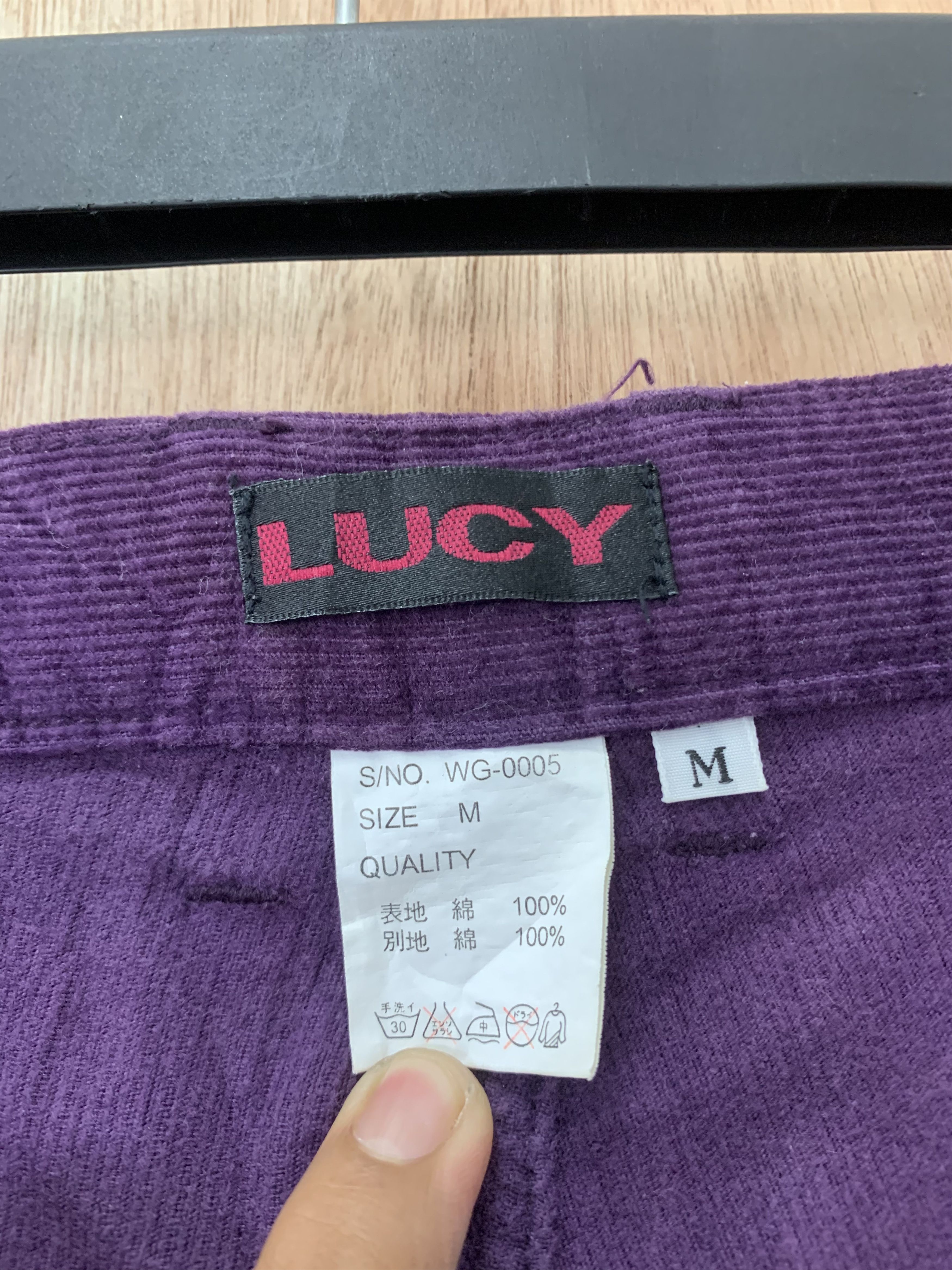 Japanese Brand Conduroy Lucy Zipper Style Japanese Branded Streetwear Pant Size US 30 / EU 46 - 7 Thumbnail