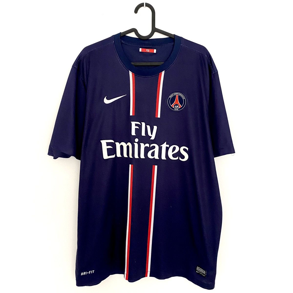 Nike 2012 2013 Paris PSG France Nike Home Away Soccer Jersey Kit Size US XL / EU 56 / 4 - 3 Thumbnail