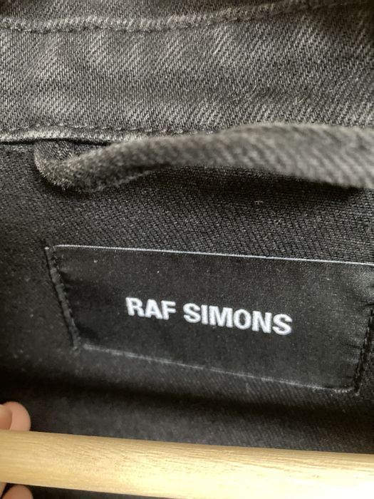 Raf Simons SS18 Oversized Denim Joy Division Jacket | Grailed