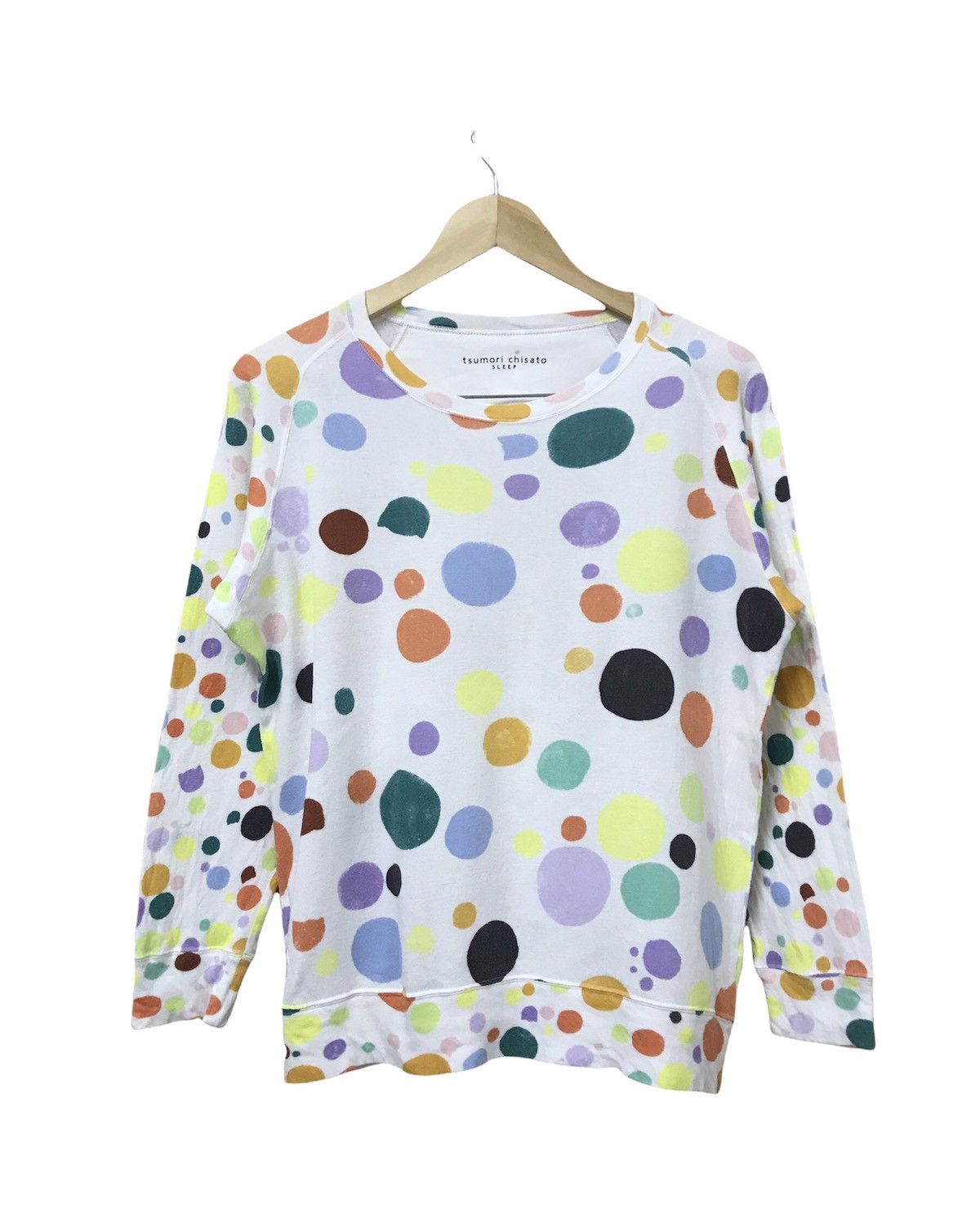 Issey Miyake Rare❗️Tsumori Chisato Polka Dot Light Sweatshirt Women Size M / US 6-8 / IT 42-44 - 1 Thumbnail
