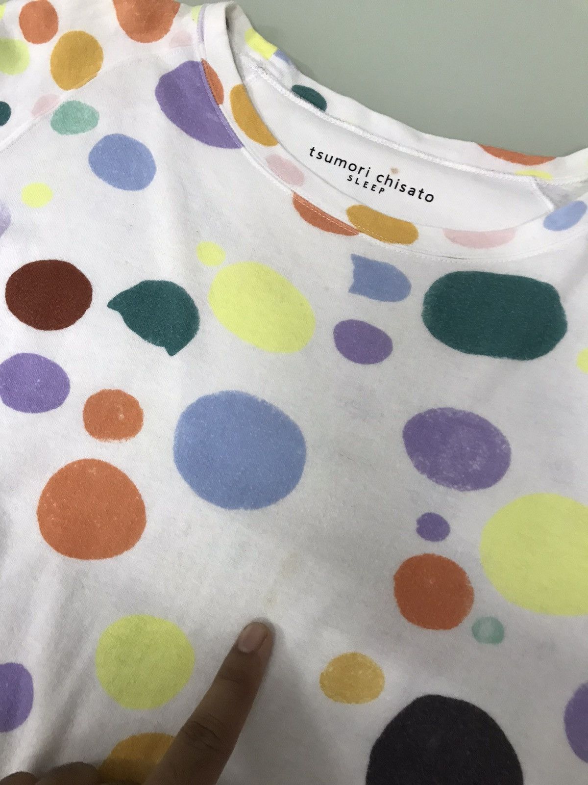 Issey Miyake Rare❗️Tsumori Chisato Polka Dot Light Sweatshirt Women Size M / US 6-8 / IT 42-44 - 13 Thumbnail