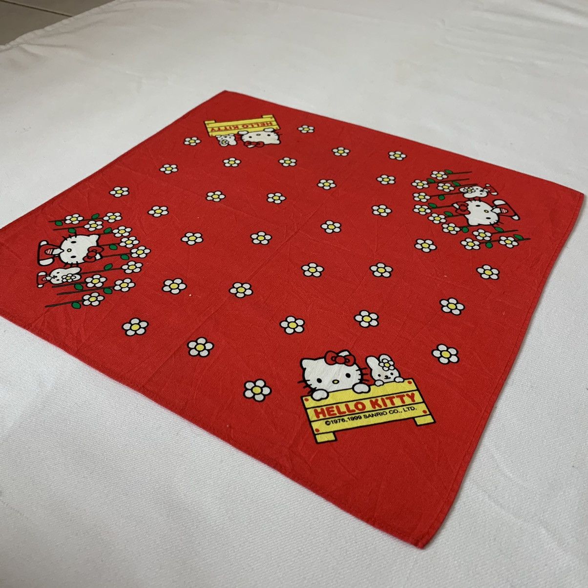 Anime hello kitty handkerchief scarf bandana turban headband Size ONE SIZE - 3 Thumbnail