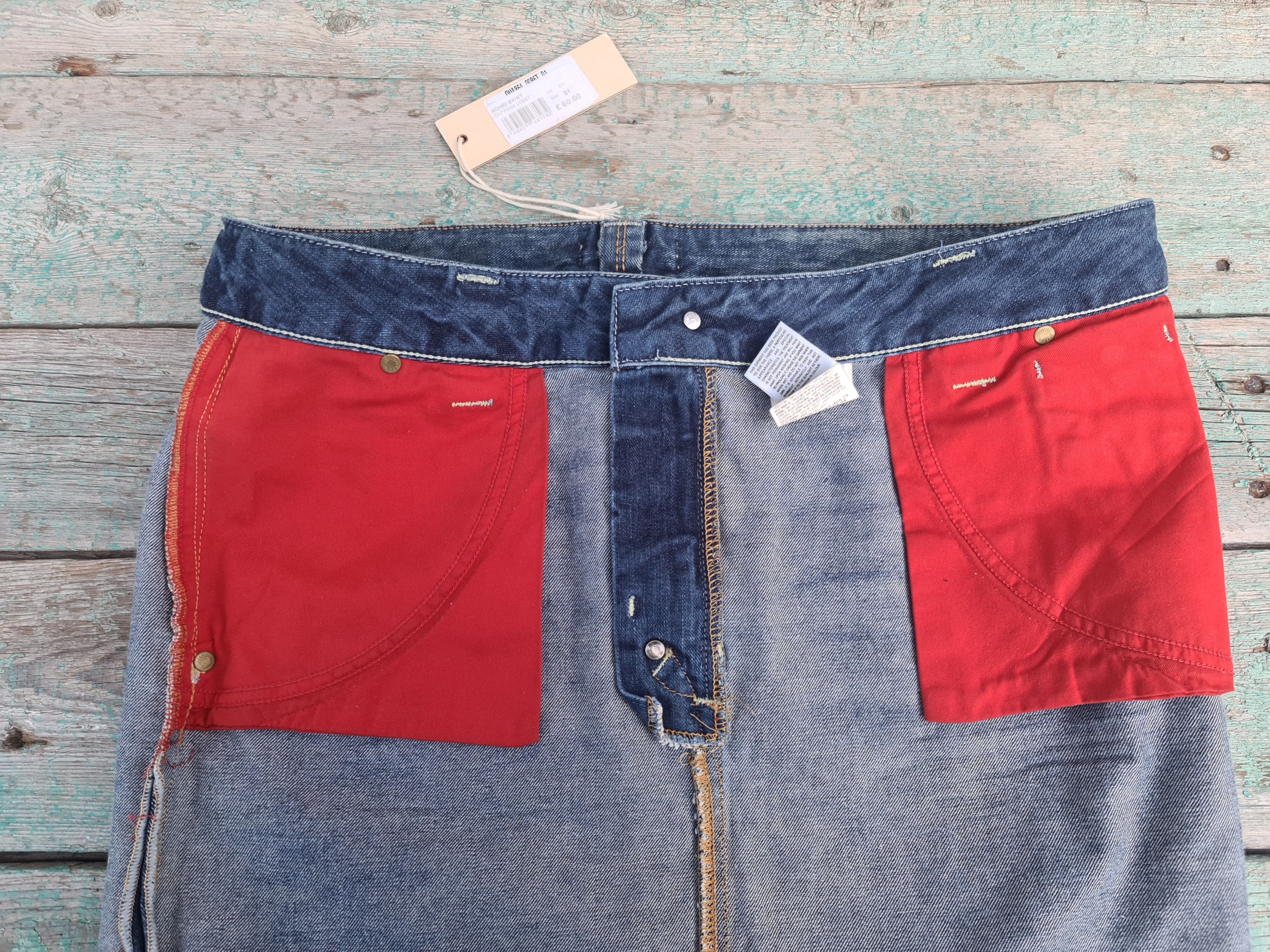 Diesel Rare 🔥 Diesel jeans mini skirt nice design Size 31" - 7 Thumbnail