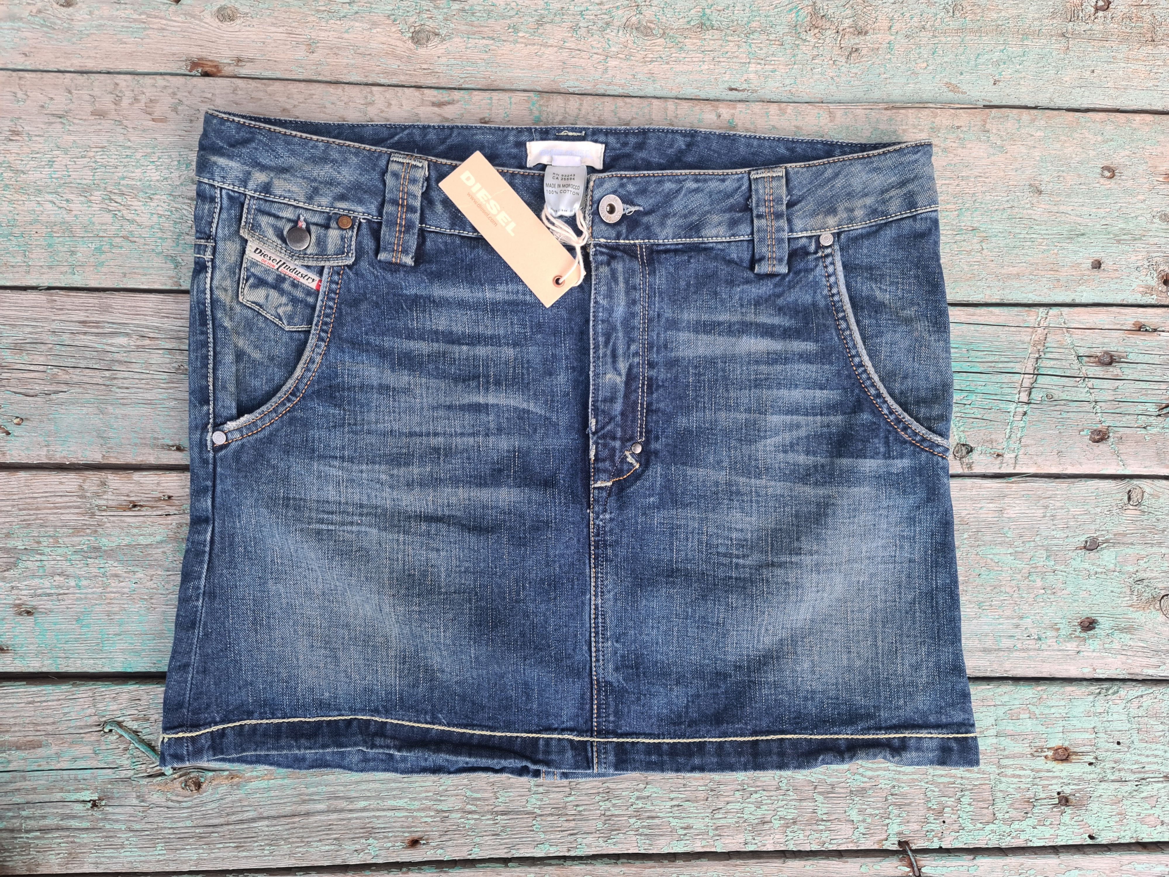 Diesel Rare 🔥 Diesel jeans mini skirt nice design Size 31" - 1 Thumbnail