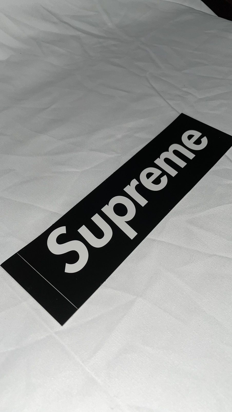 Supreme 2006 Rare Gloss Black Supreme Box Logo Sticker Size ONE SIZE - 2 Thumbnail