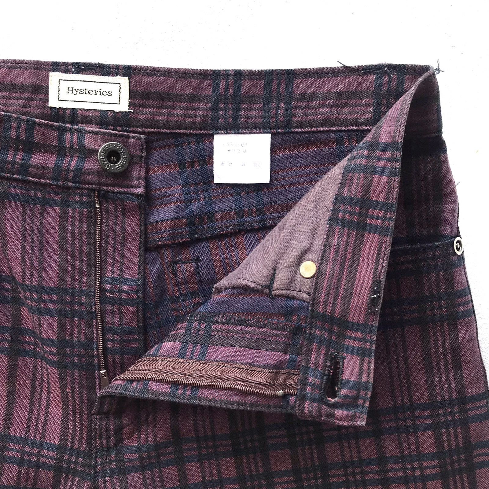 Hysteric Glamour Japan Made Hysterics Plaid Short Pant Japan Street Jrock Size US 29 - 3 Thumbnail