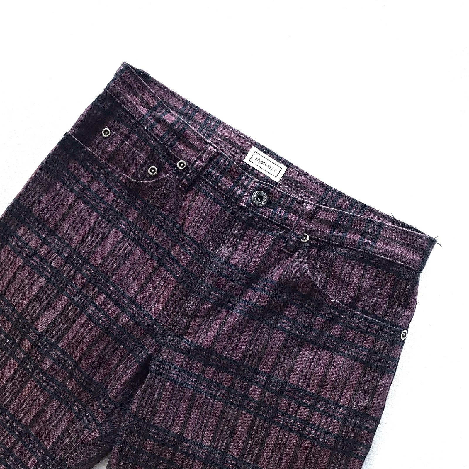 Hysteric Glamour Japan Made Hysterics Plaid Short Pant Japan Street Jrock Size US 29 - 2 Thumbnail