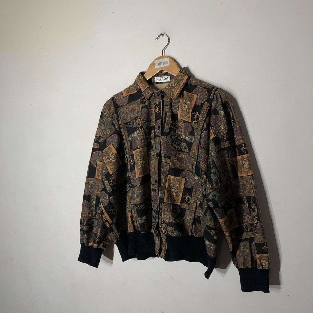 Japanese Brand Vintage Button Jacket Batik Design Eliel Size US M / EU 48-50 / 2 - 2 Thumbnail