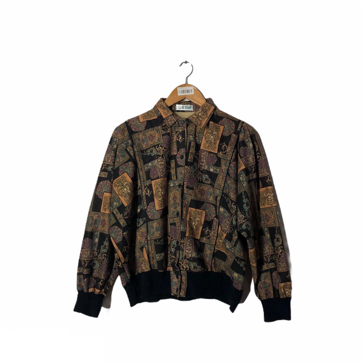 Japanese Brand Vintage Button Jacket Batik Design Eliel Size US M / EU 48-50 / 2 - 1 Thumbnail