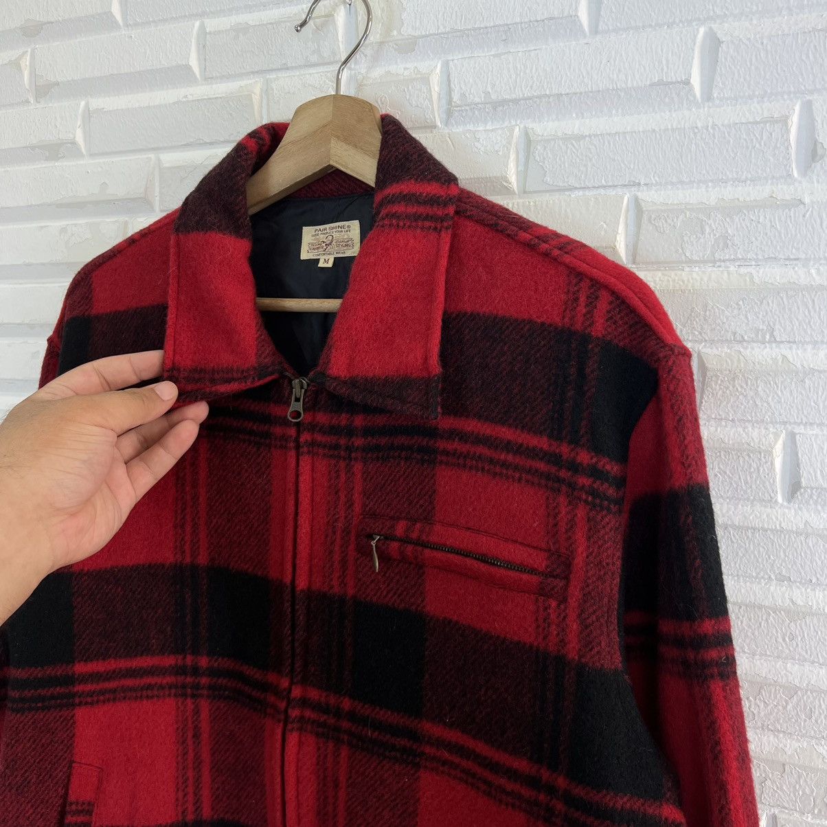 Hysteric Glamour VINTAGE PAIR SHINE JAPAN TARTAN DESIGN WOOL JACKET Size US M / EU 48-50 / 2 - 5 Thumbnail