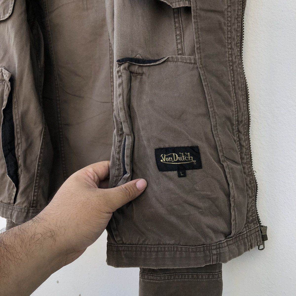 Von Dutch VON DUTCH SURVIVAL JACKET LOS ANGELES MOTORCYCLES Size US L / EU 52-54 / 3 - 7 Thumbnail