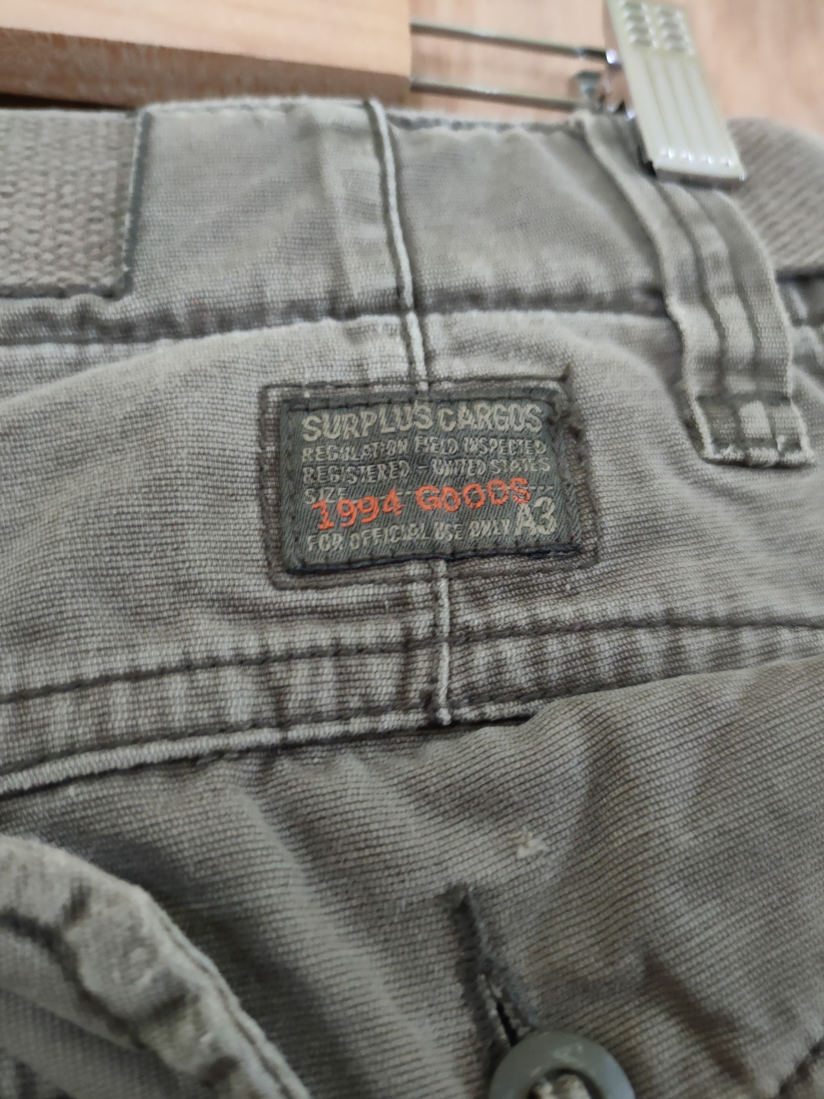 Japanese Brand DL Surplus patchwork reconstruct reworked cargo #46-393 Size US 28 / EU 44 - 11 Thumbnail