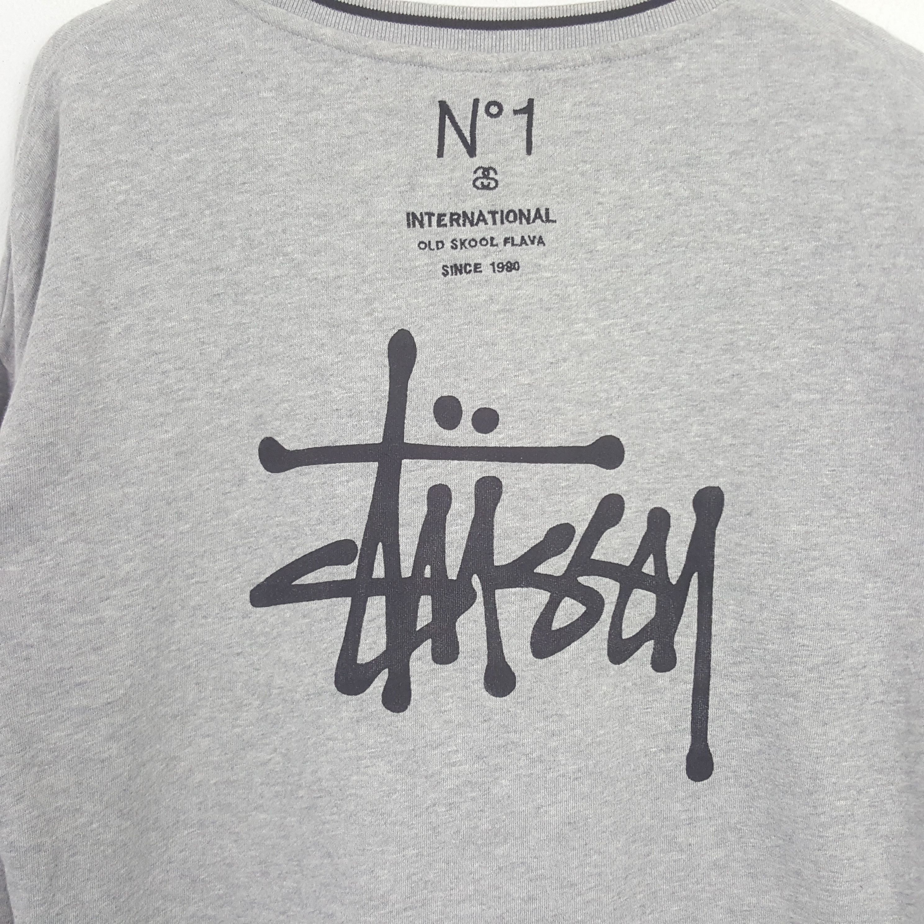 Stussy × Vintage Vintage Stussy International Old Skool Flava Sweatshirt Size US L / EU 52-54 / 3 - 2 Thumbnail