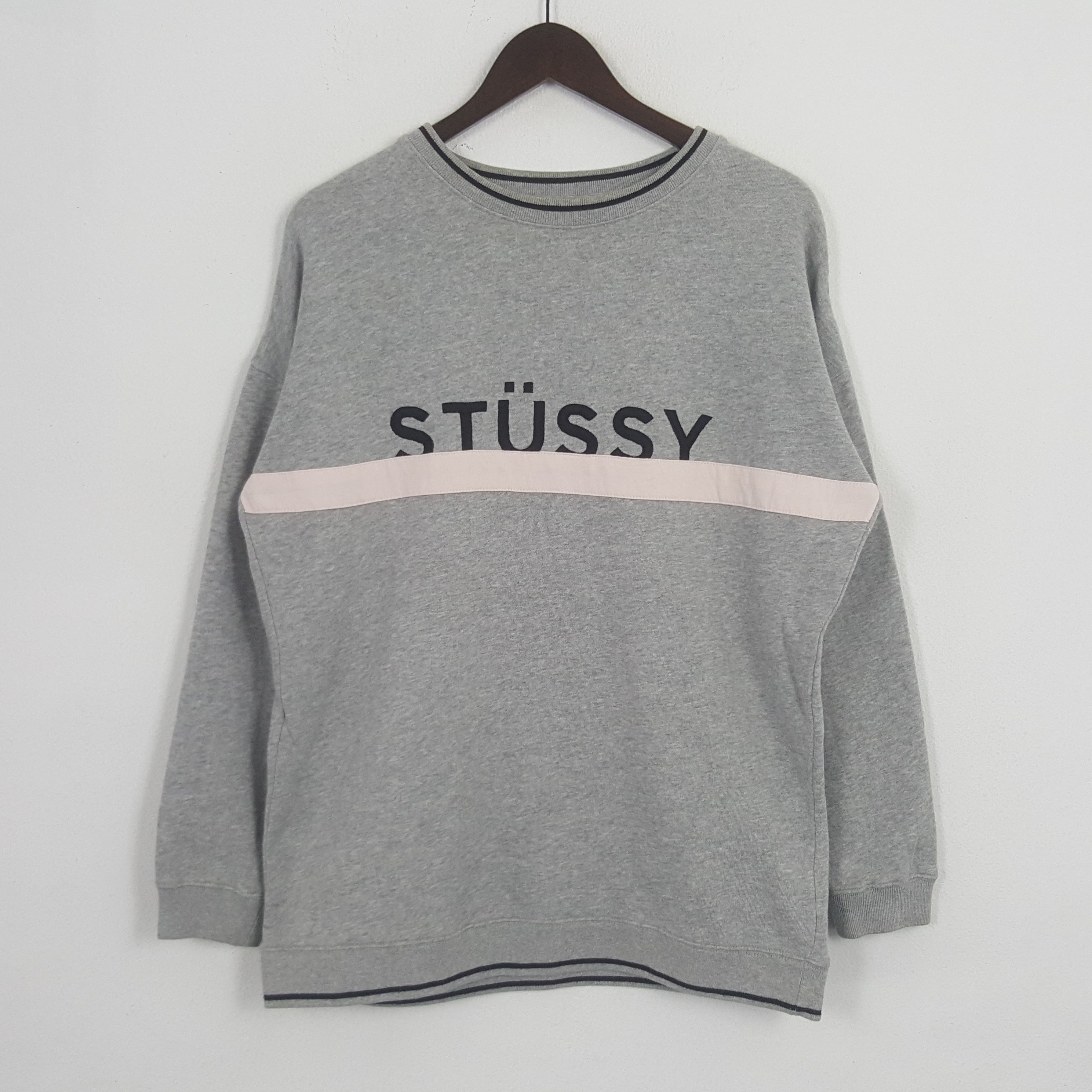 Stussy × Vintage Vintage Stussy International Old Skool Flava Sweatshirt Size US L / EU 52-54 / 3 - 3 Thumbnail