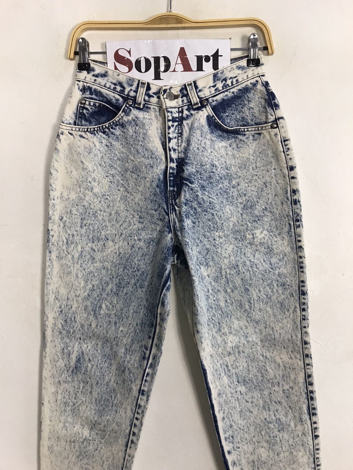 Levi's × Vintage Vintage Levi’s Stone Wash Loose Fit Design Size US 27 - 3 Thumbnail