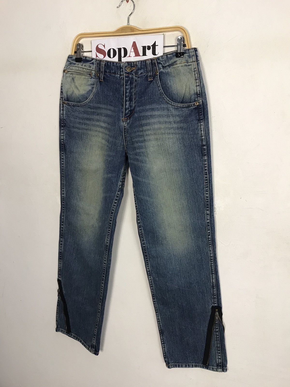 Japanese Brand Vintage Exhibitionist Pocket camouflage Design Jeans Size US 32 / EU 48 - 4 Thumbnail