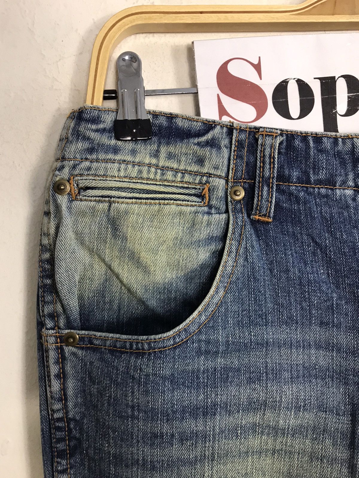 Japanese Brand Vintage Exhibitionist Pocket camouflage Design Jeans Size US 32 / EU 48 - 7 Thumbnail
