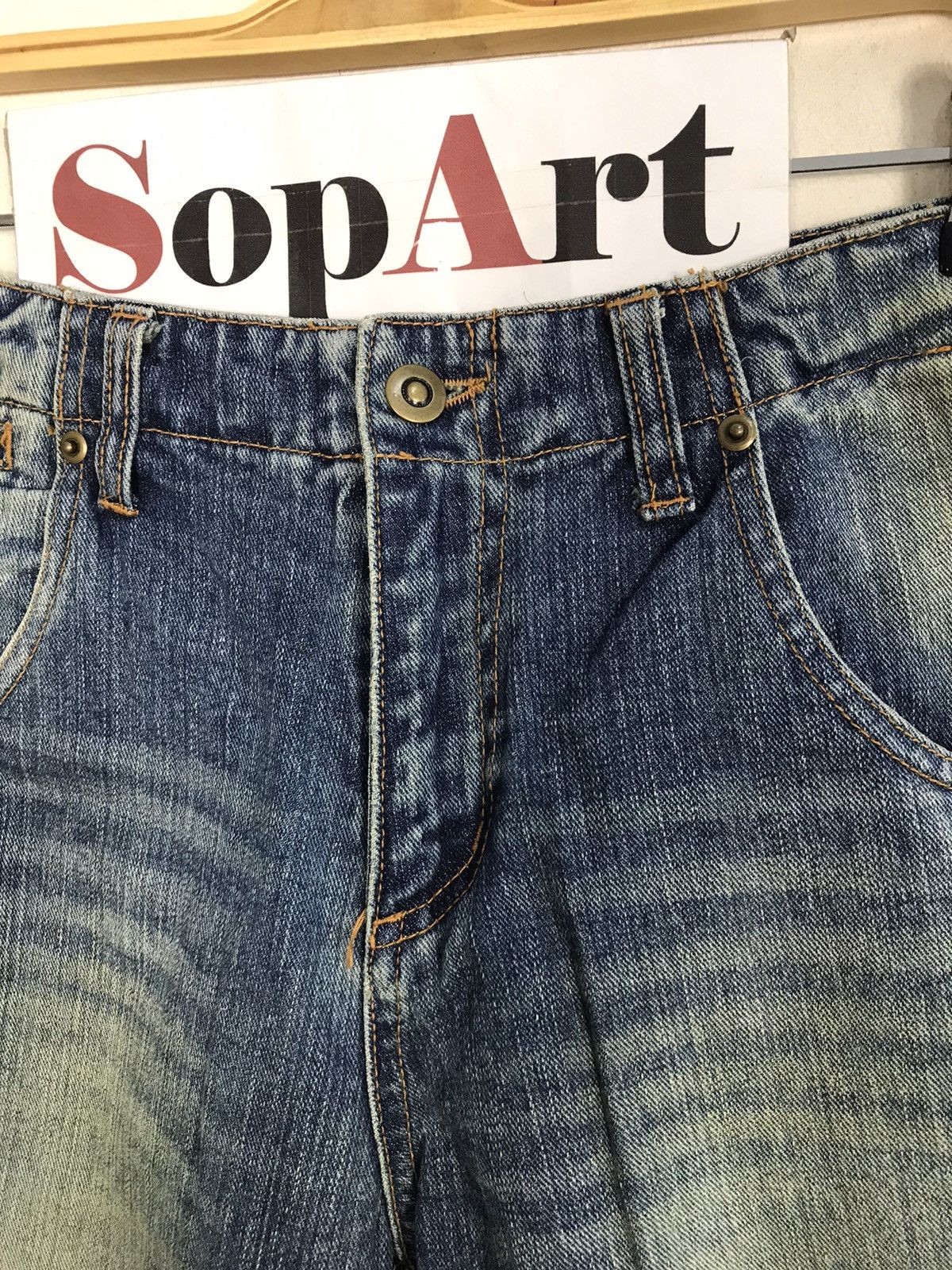 Japanese Brand Vintage Exhibitionist Pocket camouflage Design Jeans Size US 32 / EU 48 - 6 Thumbnail