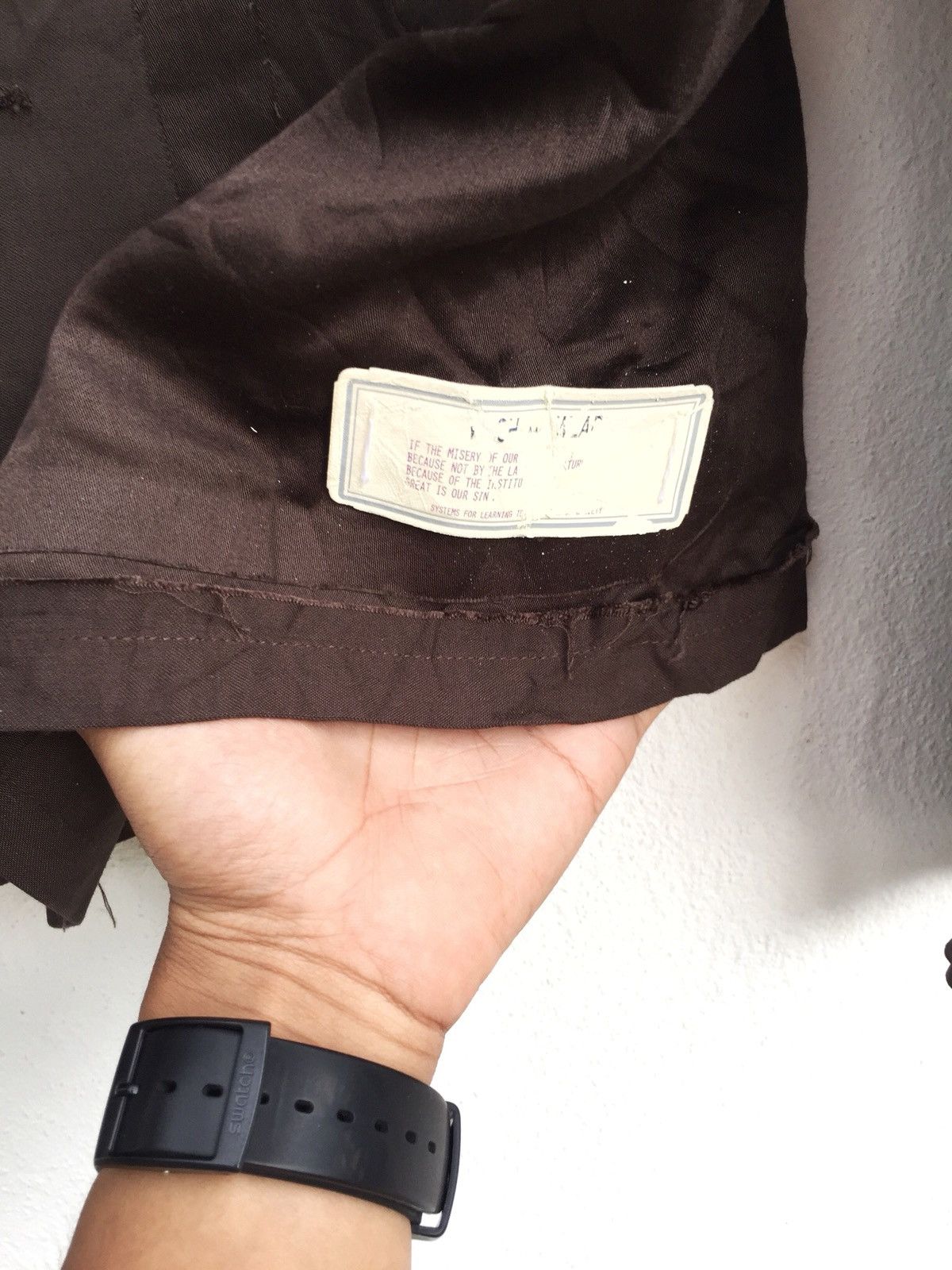 Maison MIHARA YASUHIRO NWT AW11 Miharayasuhiro Brown Relax Light Jacket Size US S / EU 44-46 / 1 - 4 Thumbnail