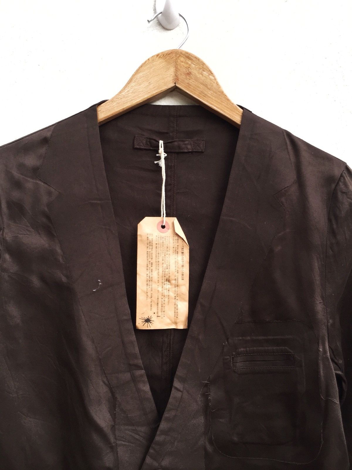 Maison MIHARA YASUHIRO NWT AW11 Miharayasuhiro Brown Relax Light Jacket Size US S / EU 44-46 / 1 - 3 Thumbnail