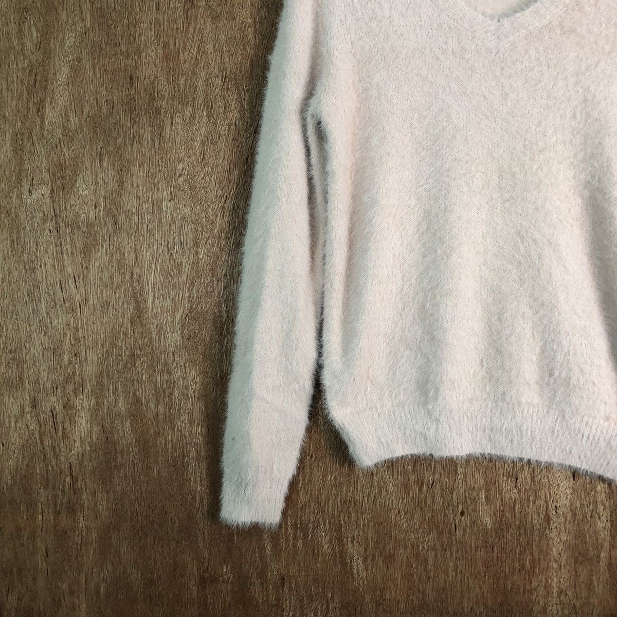 Japanese Brand Misch Masch Pink Shag Shaggy Fur Mohair Knitwear #6562 Size M / US 6-8 / IT 42-44 - 4 Thumbnail