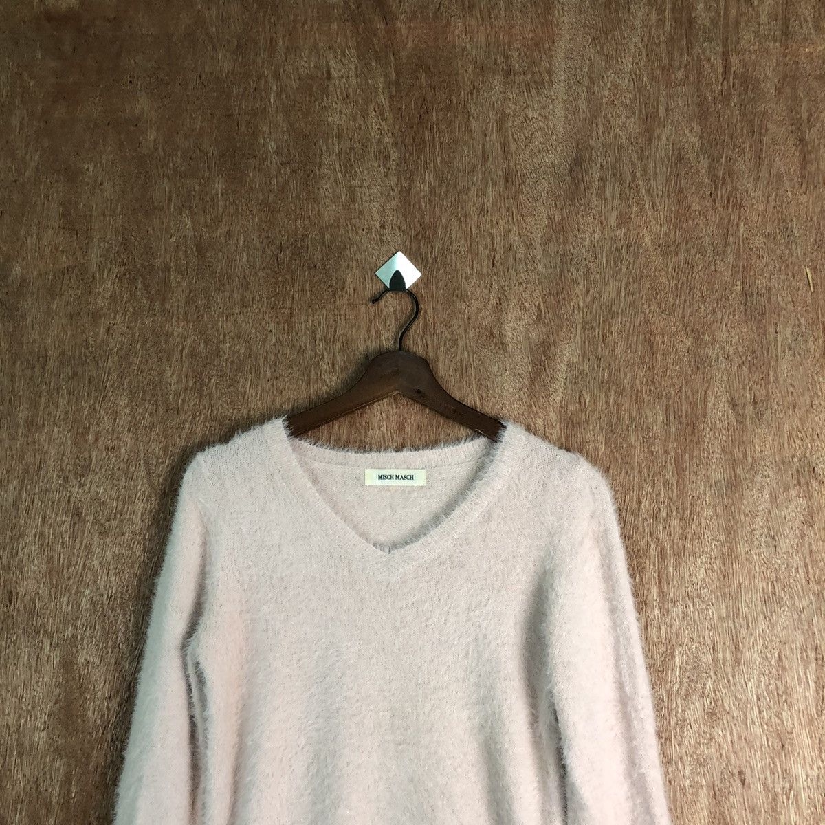 Japanese Brand Misch Masch Pink Shag Shaggy Fur Mohair Knitwear #6562 Size M / US 6-8 / IT 42-44 - 2 Thumbnail