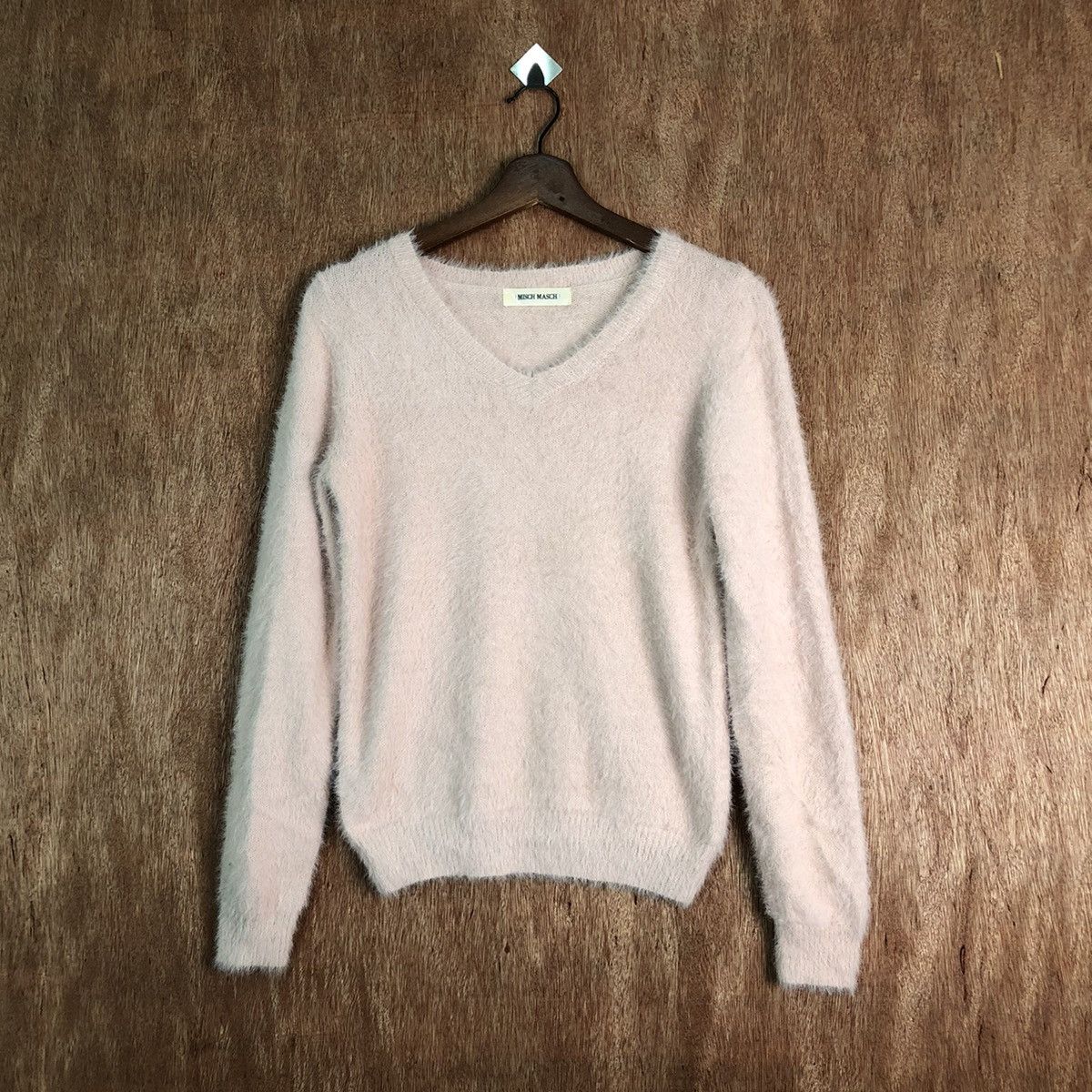 Japanese Brand Misch Masch Pink Shag Shaggy Fur Mohair Knitwear #6562 Size M / US 6-8 / IT 42-44 - 1 Thumbnail