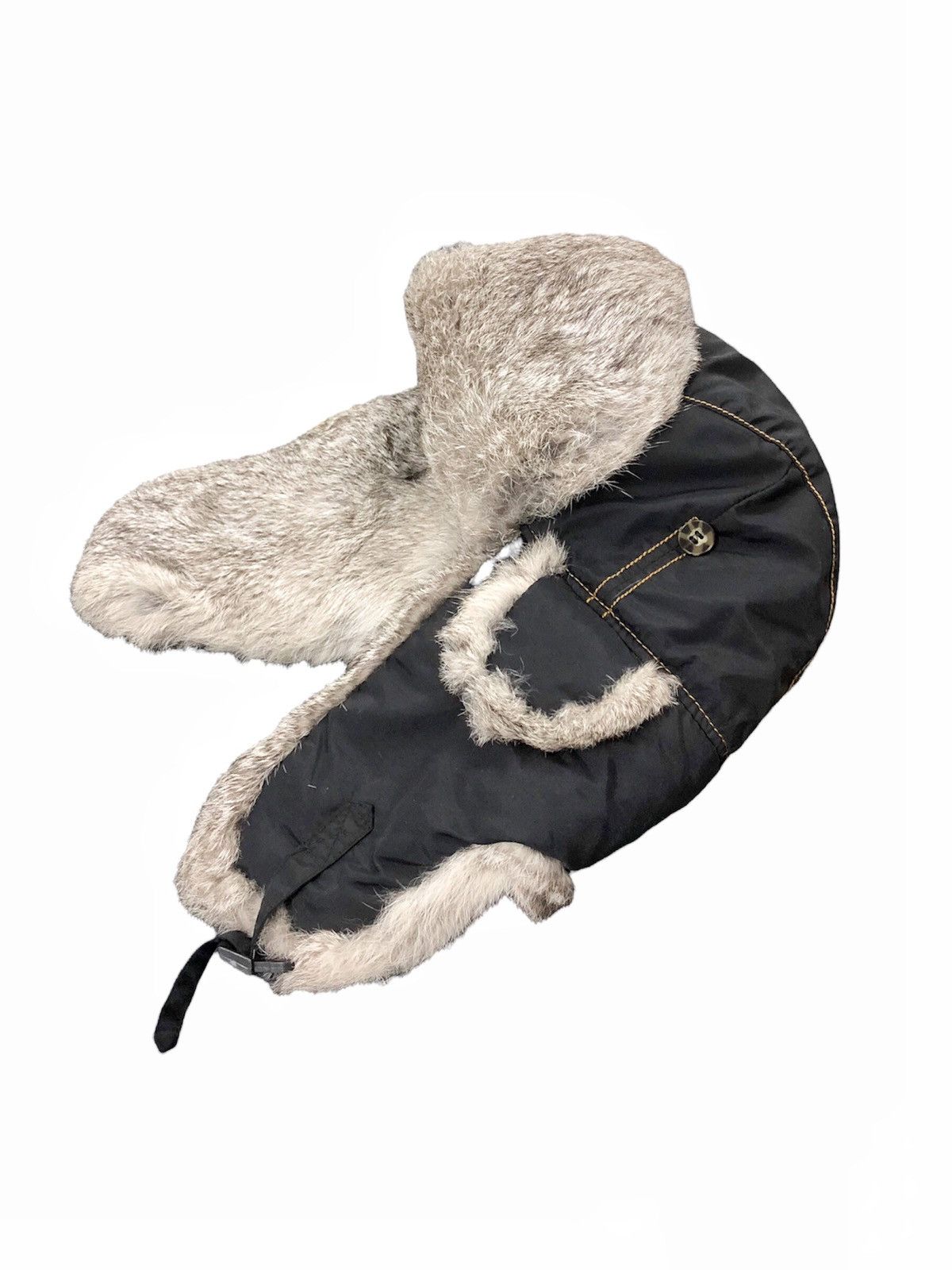 If Six Was Nine Rare Rabbit Fur Trooper hat by Mad Bomber Size ONE SIZE - 2 Thumbnail