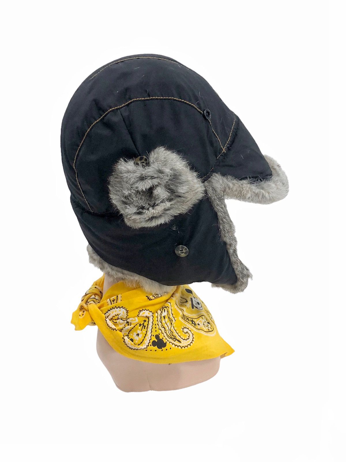 If Six Was Nine Rare Rabbit Fur Trooper hat by Mad Bomber Size ONE SIZE - 13 Thumbnail