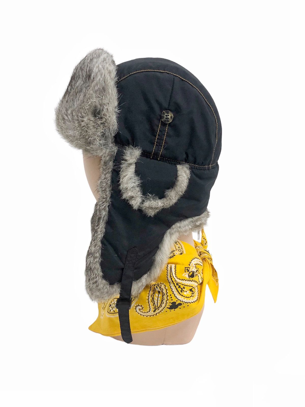 If Six Was Nine Rare Rabbit Fur Trooper hat by Mad Bomber Size ONE SIZE - 8 Thumbnail