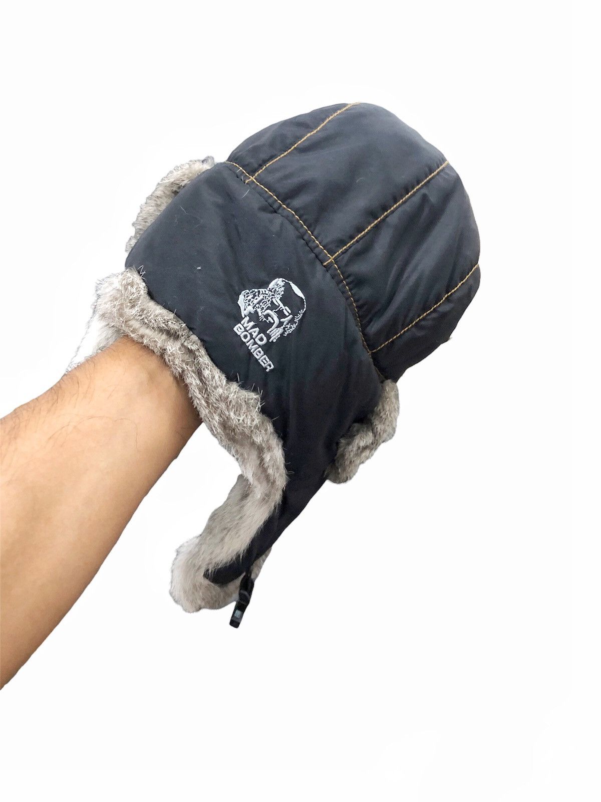 If Six Was Nine Rare Rabbit Fur Trooper hat by Mad Bomber Size ONE SIZE - 6 Thumbnail