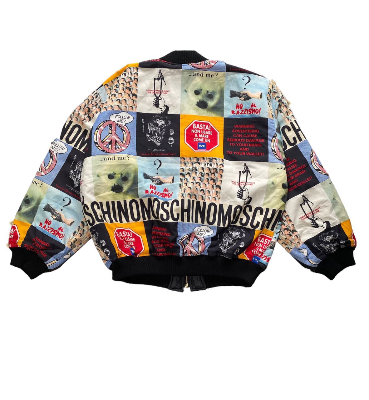 Moschino × Vintage Moschino bomber jacket punk style Size US S / EU 44-46 / 1 - 2 Thumbnail