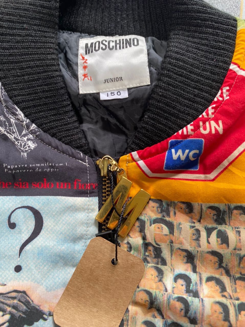 Moschino × Vintage Moschino bomber jacket punk style Size US S / EU 44-46 / 1 - 10 Thumbnail
