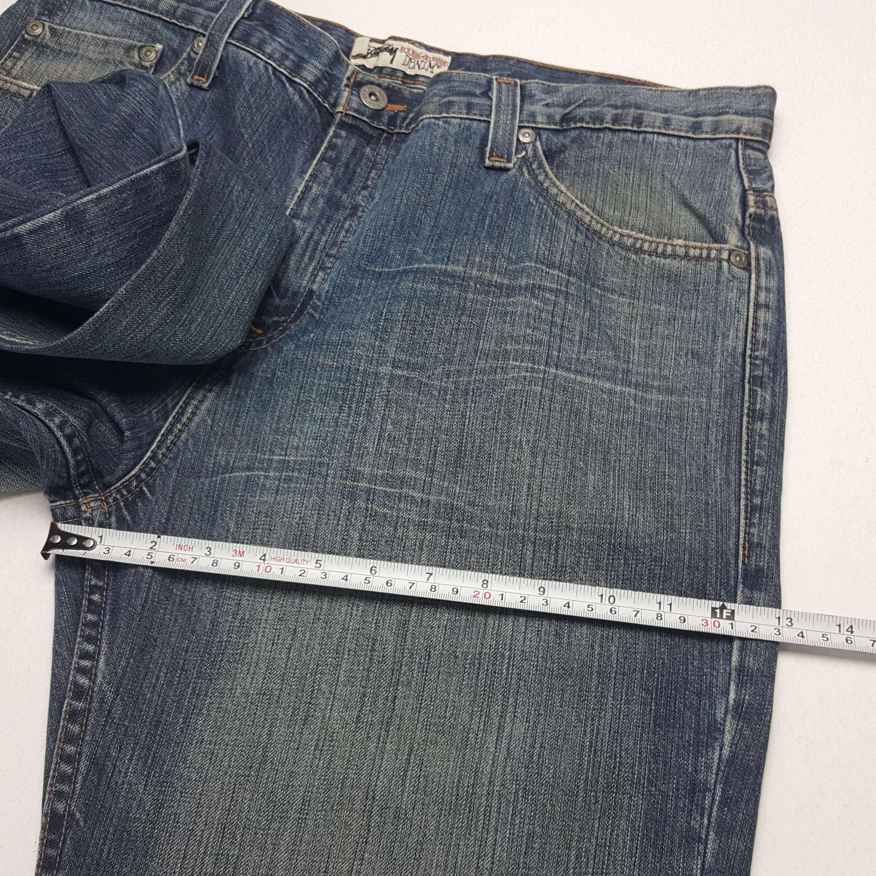 Stussy × Vintage Vintage STUSSY Streetwear Custom Logo Style Jeans Pants Size US 36 / EU 52 - 9 Thumbnail