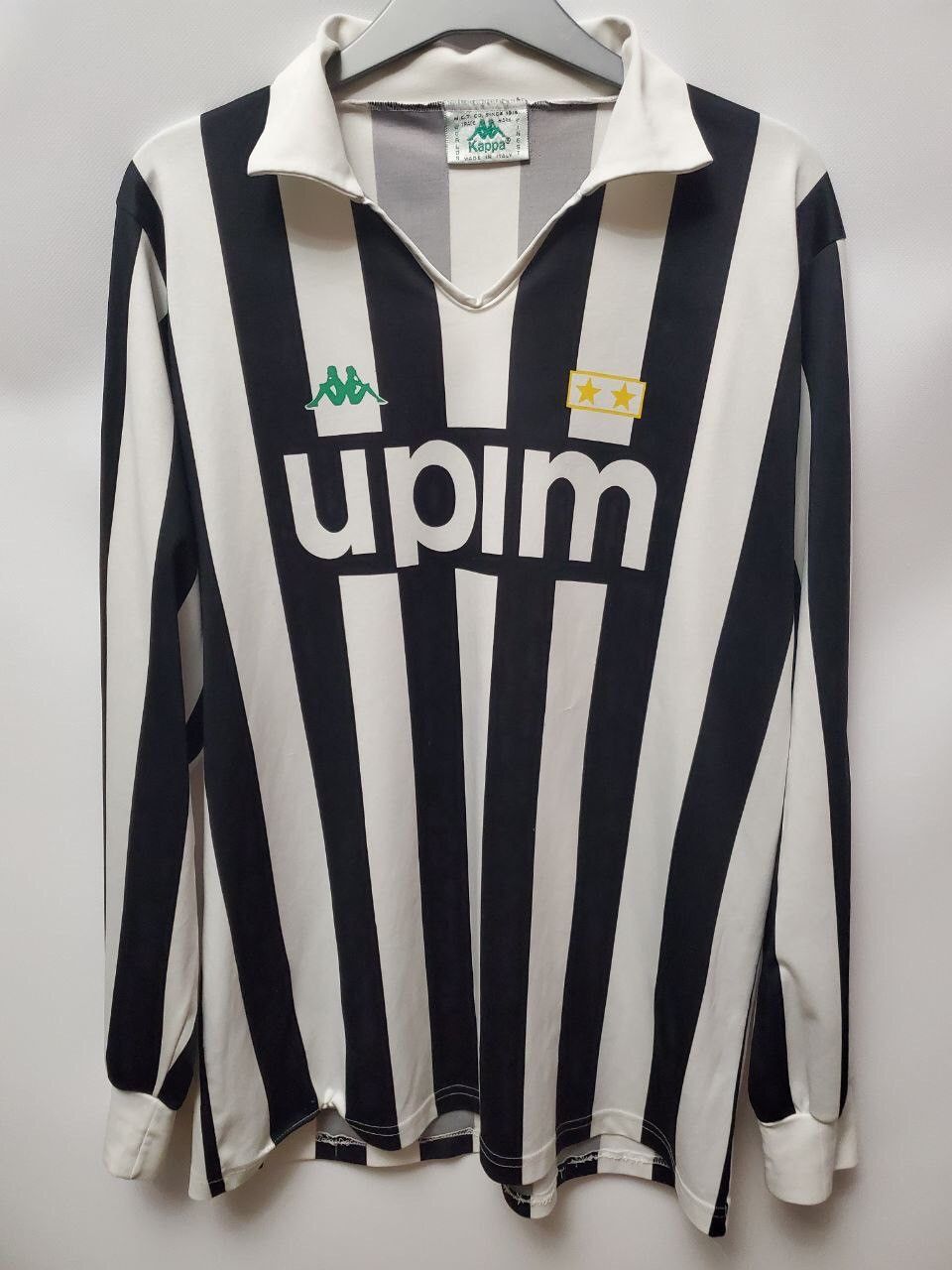 Kappa × Vintage Juventus 1989/90 Home Shirt Vintage Kappa Jersey Long Sleeve Size US XL / EU 56 / 4 - 1 Thumbnail