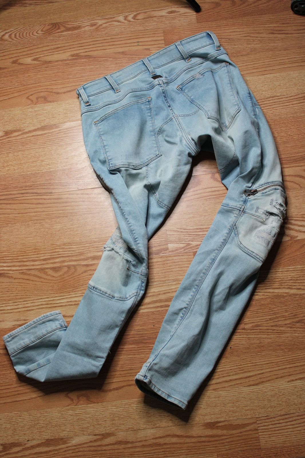G-Star G-Star RAW Men's 5620 3D Zip Knee Skinny Jeans Size US 33 - 1 Thumbnail