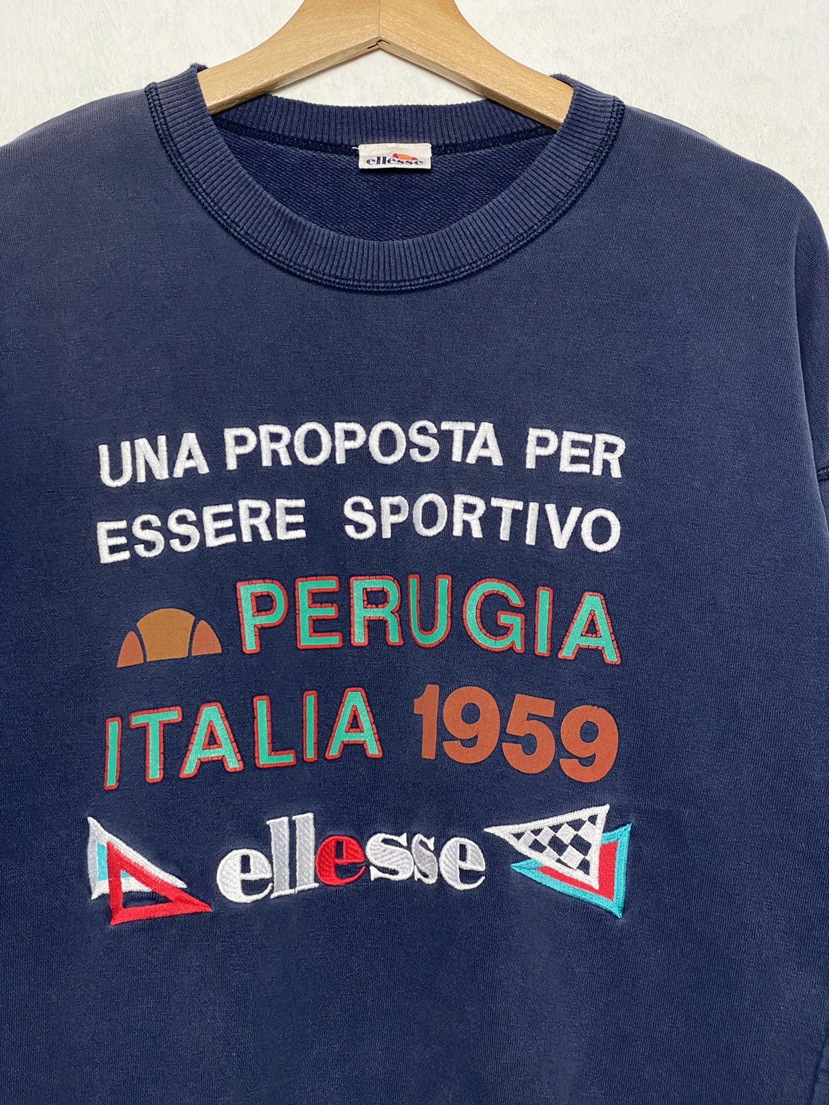 Ellesse Vintage Ellesse Embroidered Crewneck / Travis Scott Size US M / EU 48-50 / 2 - 2 Thumbnail