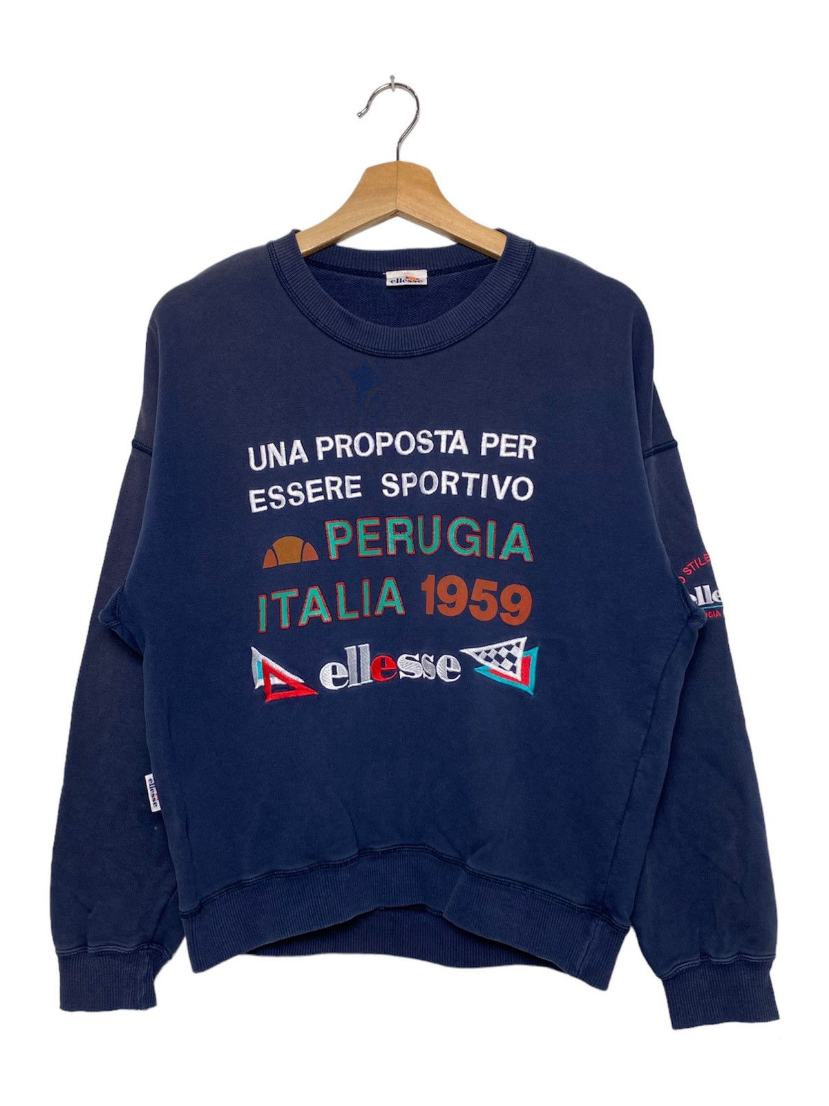 Ellesse Vintage Ellesse Embroidered Crewneck / Travis Scott Size US M / EU 48-50 / 2 - 1 Thumbnail