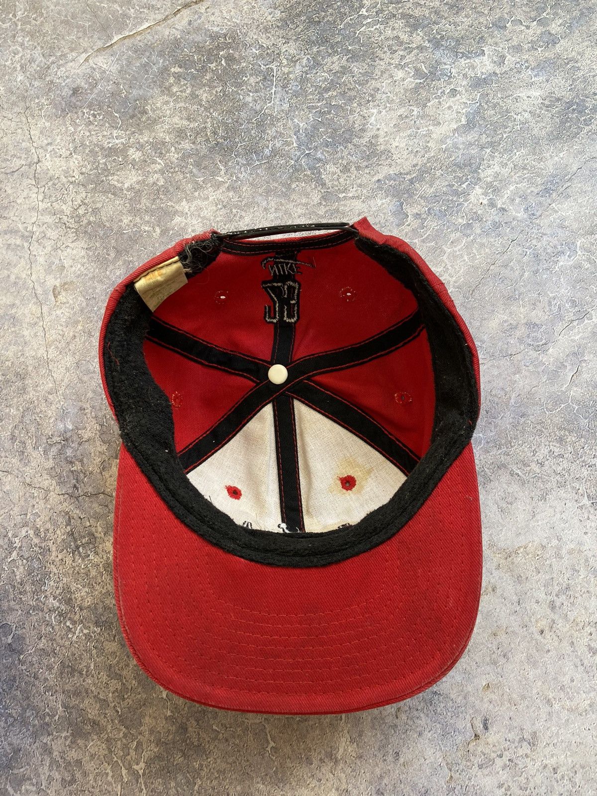 Jordan Brand VINTAGE 80s NIKE AIR JORDAN 23 FADED FULL BASEBALL CAP HAT Size ONE SIZE - 7 Thumbnail