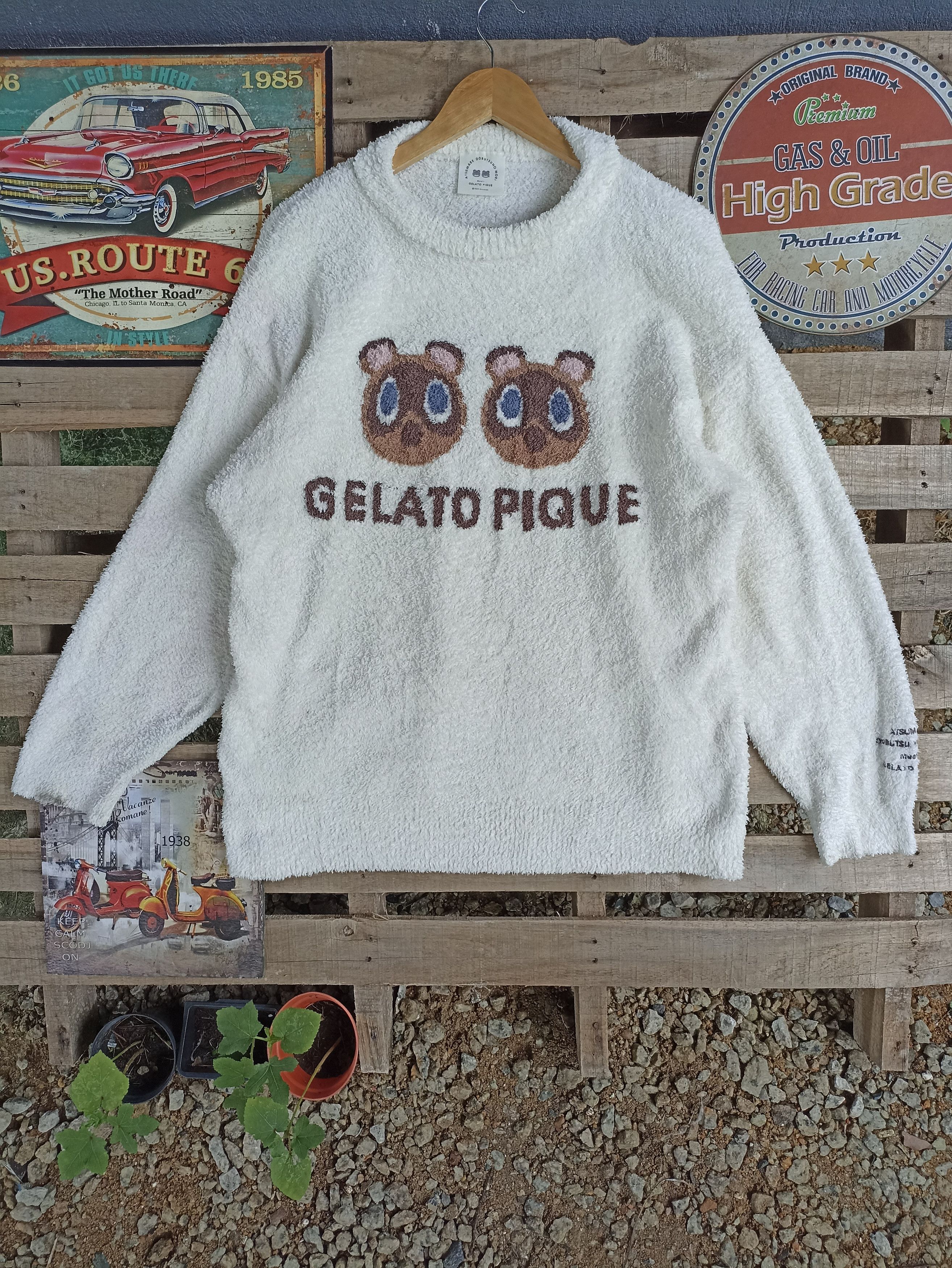 Designer × Japanese Brand Atsumare Meet Gelato Pique Sweater Fleece Size US L / EU 52-54 / 3 - 1 Thumbnail