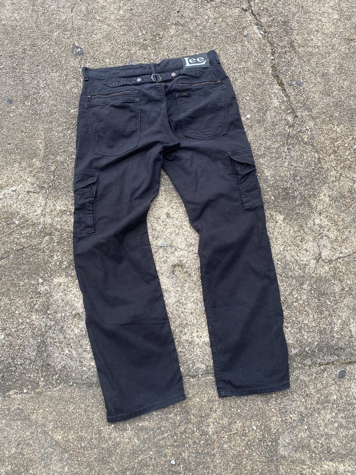 Lee Vintage Lee Riders Tacical Cargo Pant 8 Pocket Buckle Back Size US 35 - 2 Thumbnail