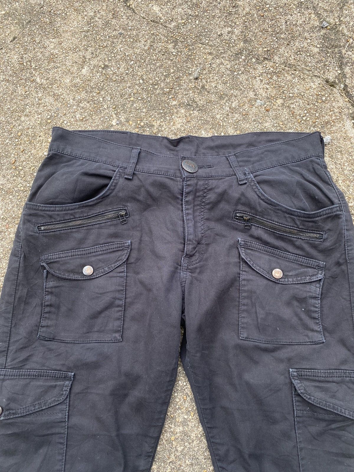 Lee Vintage Lee Riders Tacical Cargo Pant 8 Pocket Buckle Back Size US 35 - 8 Thumbnail