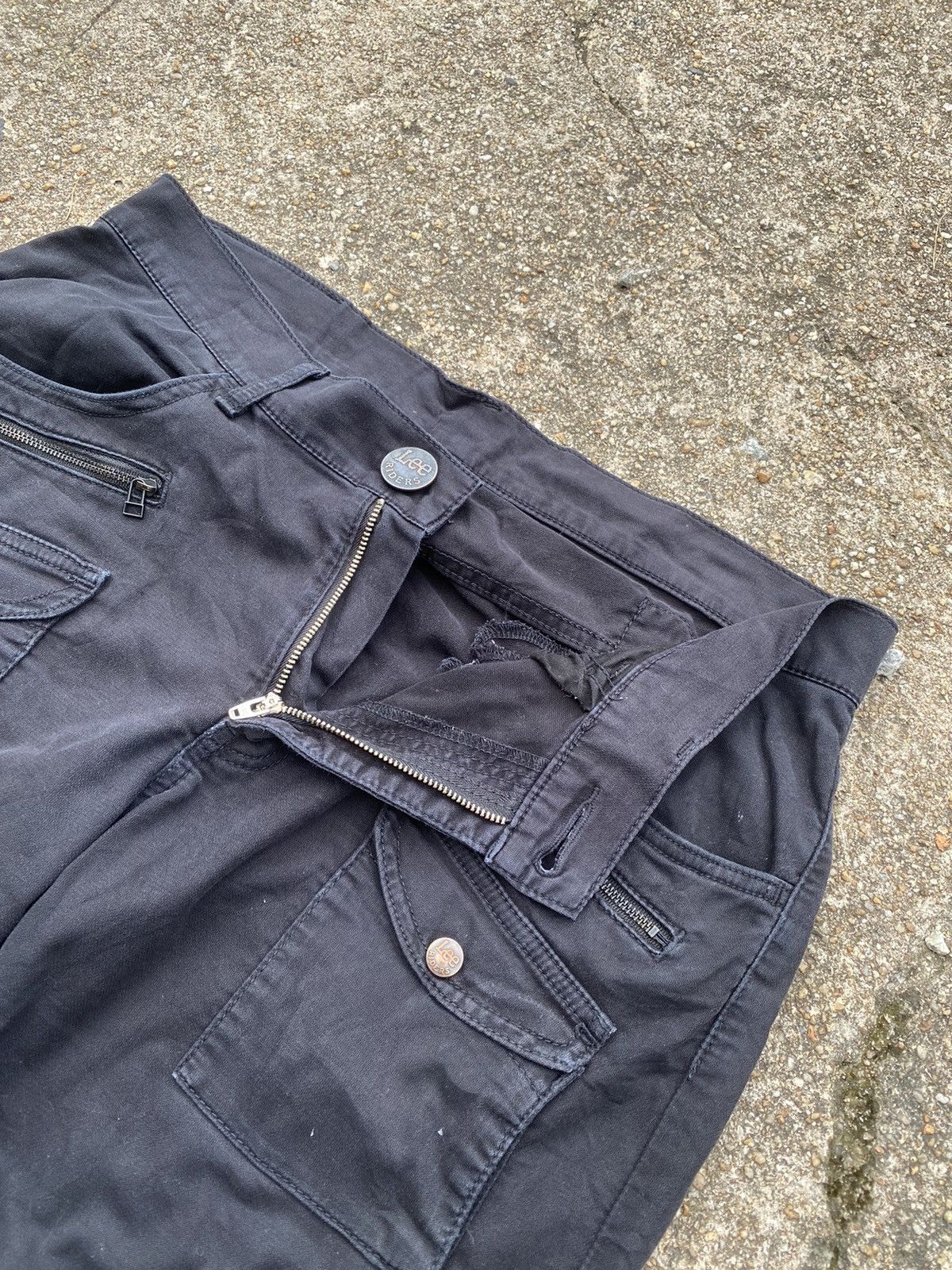 Lee Vintage Lee Riders Tacical Cargo Pant 8 Pocket Buckle Back Size US 35 - 5 Thumbnail