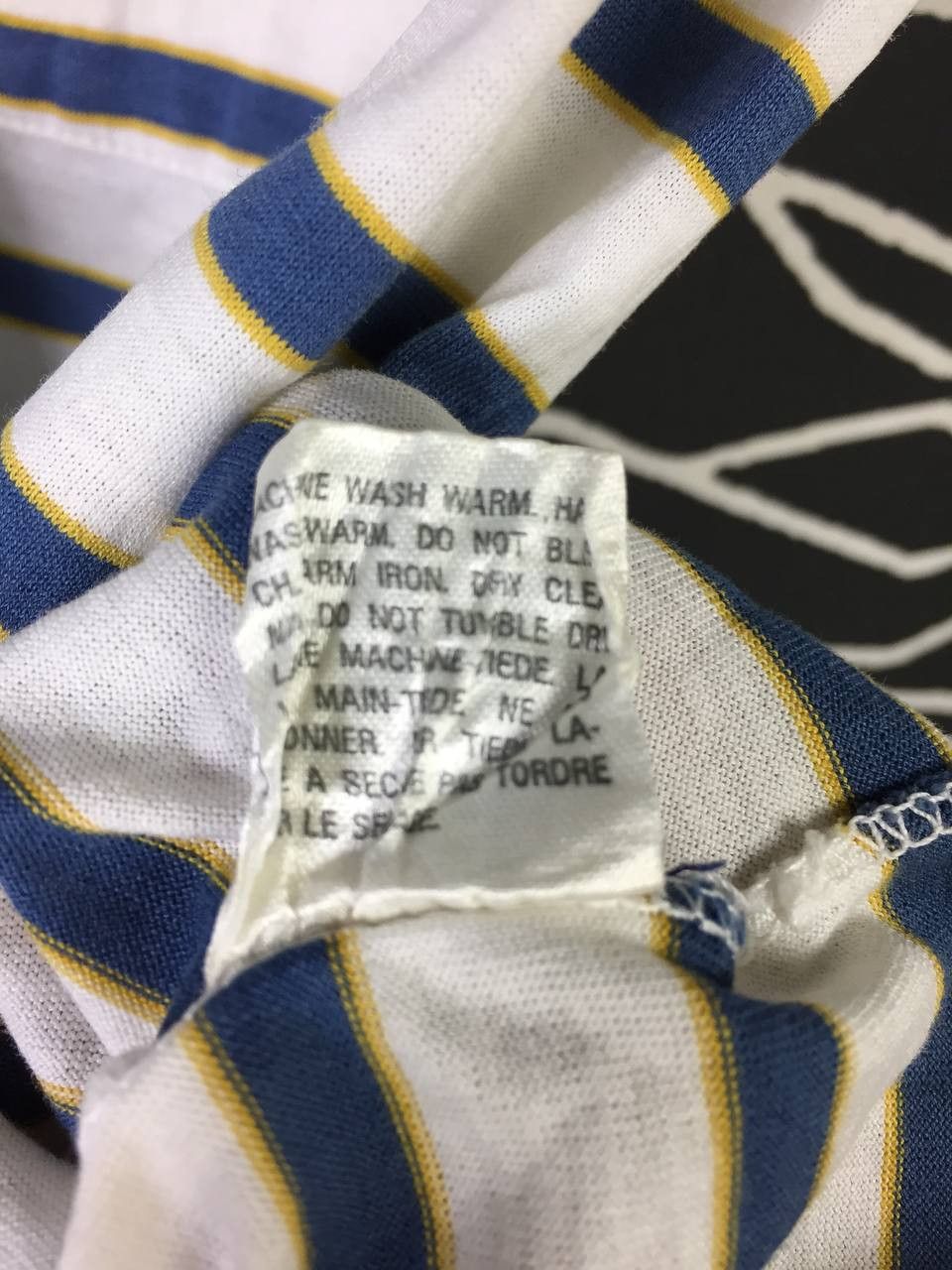 Alfred Dunhill Vtg Retro Dunhill Made in Italy Single Stitch Polo Tee Size US L / EU 52-54 / 3 - 13 Thumbnail