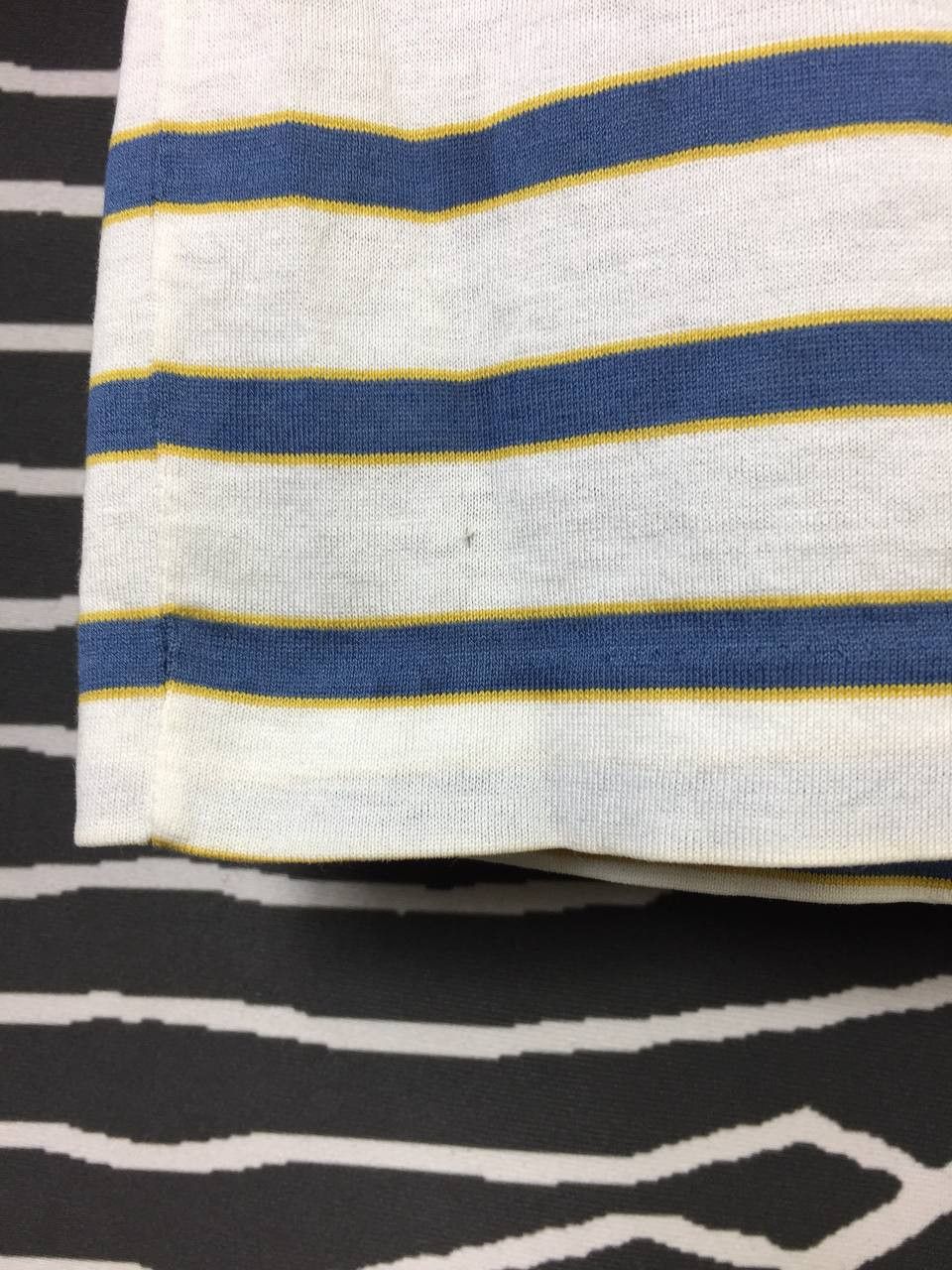 Alfred Dunhill Vtg Retro Dunhill Made in Italy Single Stitch Polo Tee Size US L / EU 52-54 / 3 - 7 Thumbnail