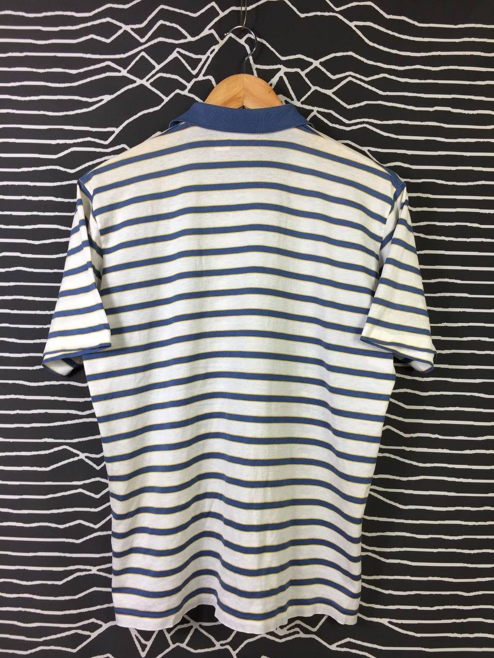 Alfred Dunhill Vtg Retro Dunhill Made in Italy Single Stitch Polo Tee Size US L / EU 52-54 / 3 - 9 Thumbnail