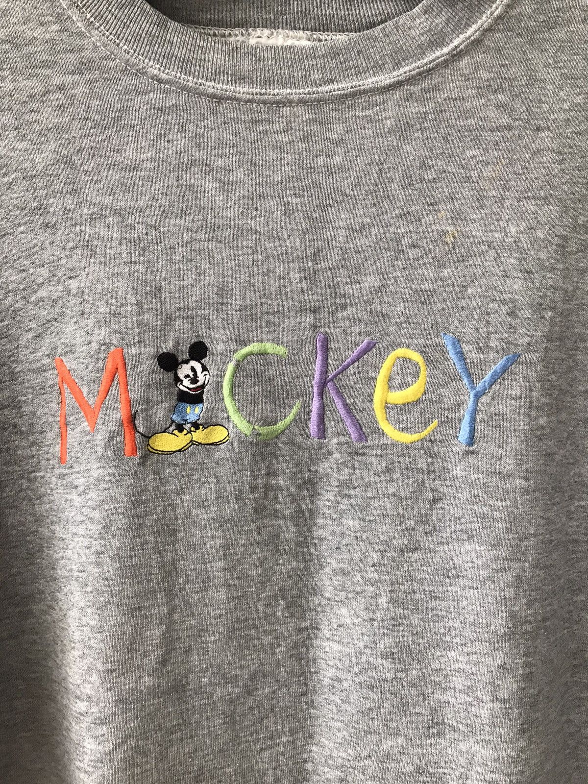 Disney × Mickey Mouse × Vintage Vintage 90s Mickey Mouse Disney Sweatshirt Pull Over Hoodie Size US XL / EU 56 / 4 - 2 Thumbnail