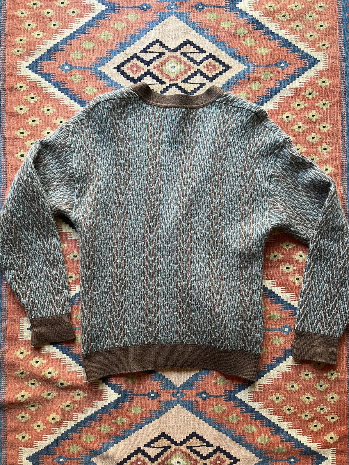 Japanese Brand Vintage mohair knit cardigan fuzzy Kurt cobain Size US M / EU 48-50 / 2 - 2 Thumbnail